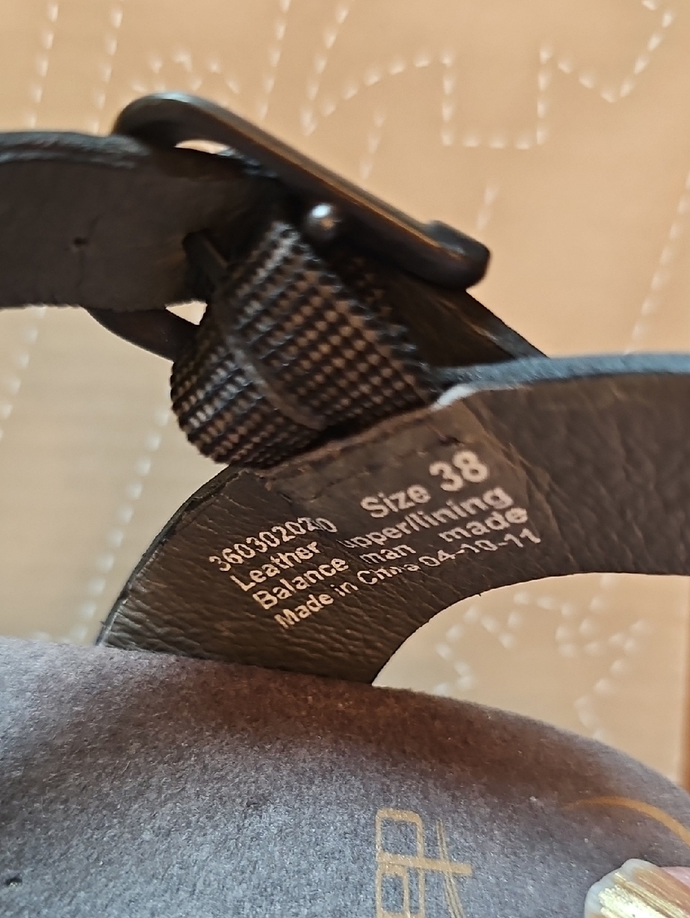 Dansko Black Leather Strappy Ankle Buckle Sandals - Picture 5 of 5